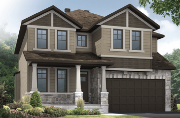 The Durham new home model plan at the Blackstone by Cardel Homes in Kanata