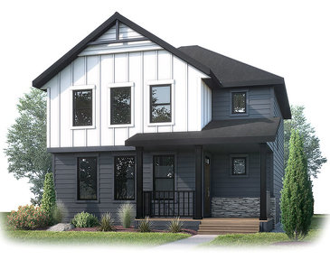 The Hillshire new home model plan at the Shawnee Park by Cardel Homes in Calgary
