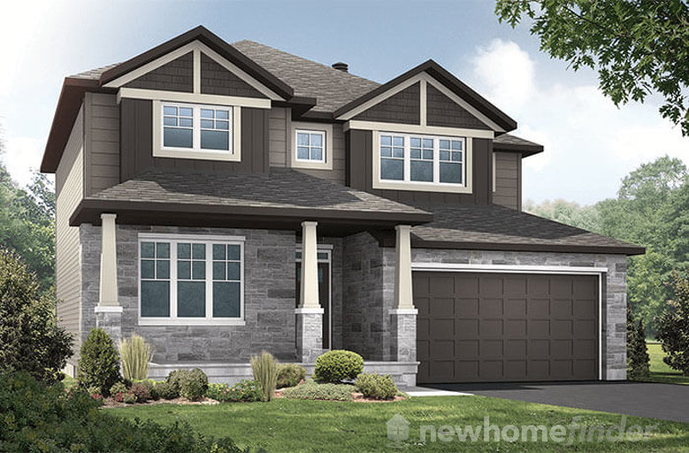 Oxford floor plan at Creekside by Cardel Homes in Richmond, Ontario