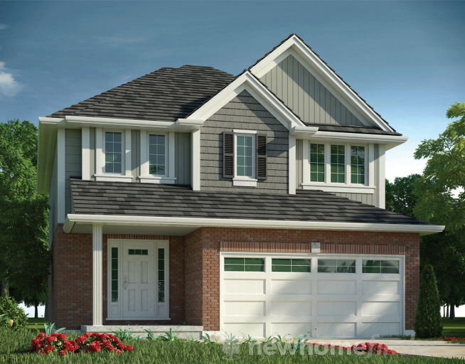 Hickson A floor plan at Neighbourhoods of Devonshire by Claysam Homes in Woodstock, Ontario