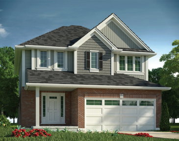 The Hickson A new home model plan at the Neighbourhoods of Devonshire by Claysam Homes in Woodstock