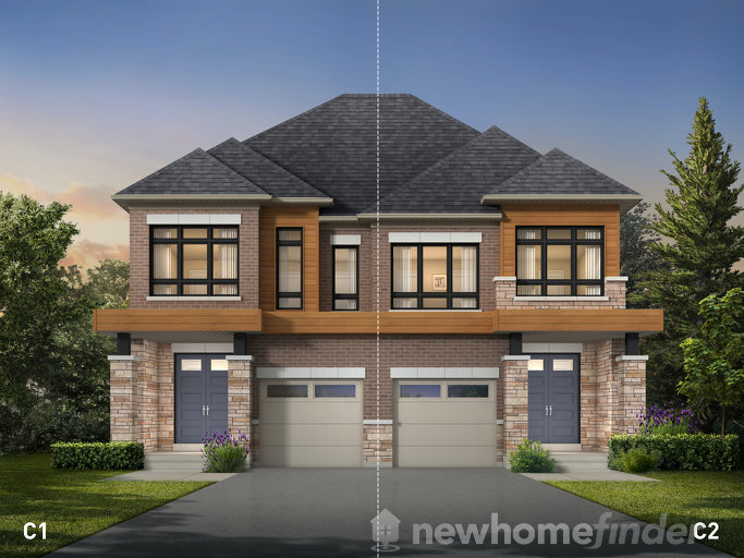 Adelina floor plan at Midhurst Valley by CountryWide Homes in Springwater, Ontario