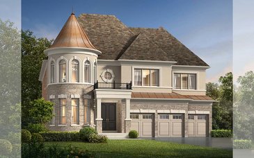 The Bella new home model plan at the Anchor Woods (CW) by CountryWide Homes in Holland Landing