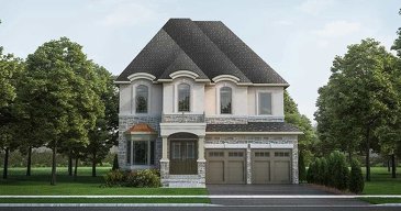 The Woodley Modified new home model plan at the Castles of Caledon by CountryWide Homes in Caledon