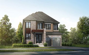 The Donessle new home model plan at the Glen Abbey Encore by CountryWide Homes in Oakville