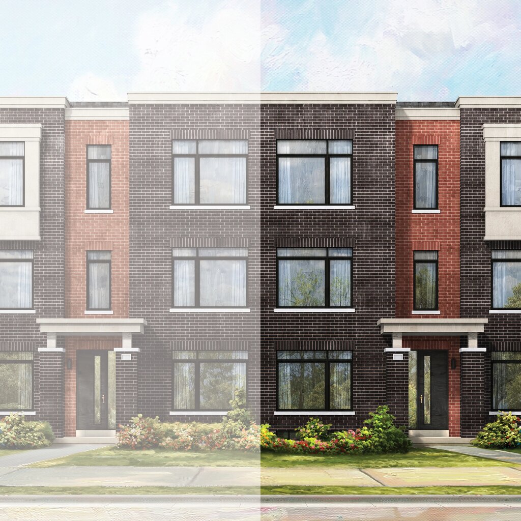 Alfresco floor plan at Ivy Rouge by Rosehaven Homes in Oakville, Ontario
