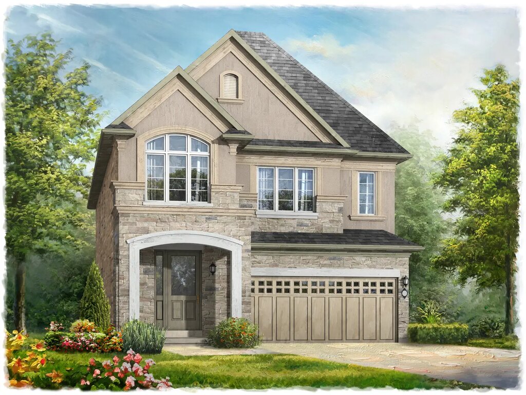 Ashford floor plan at Ivy Rouge by Rosehaven Homes in Oakville, Ontario