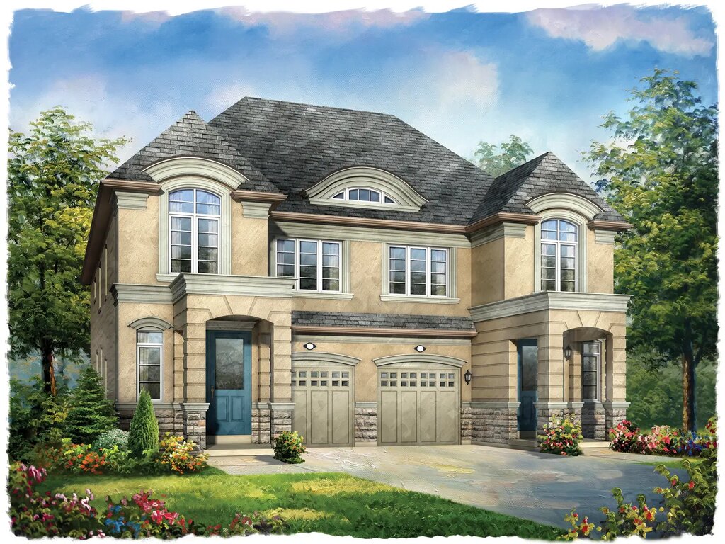 Elmwood floor plan at Ivy Rouge by Rosehaven Homes in Oakville, Ontario