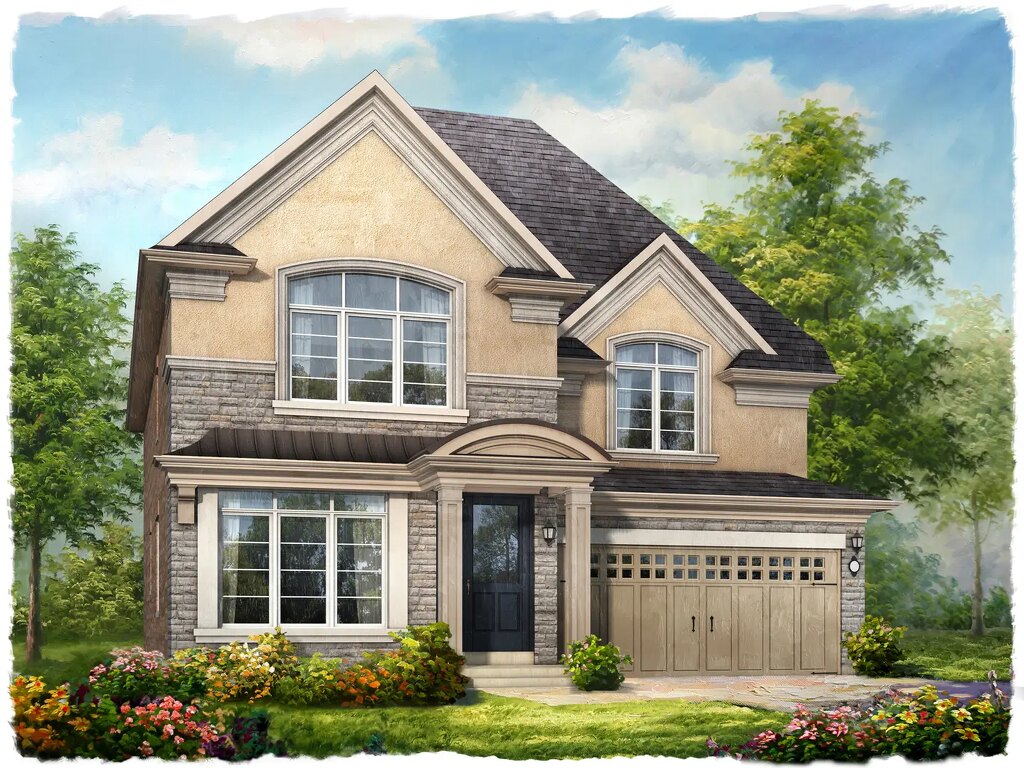 Fairmont floor plan at Ivy Rouge by Rosehaven Homes in Oakville, Ontario