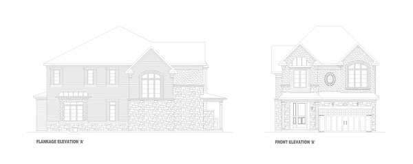 The Kingsford (Corner) new home model plan at the Ivy Rouge by Rosehaven Homes in Oakville