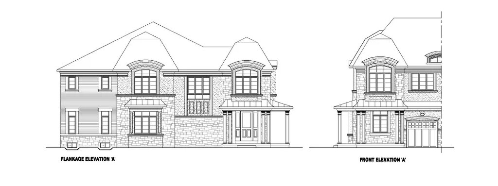 Oxford (Corner) floor plan at Ivy Rouge by Rosehaven Homes in Oakville, Ontario