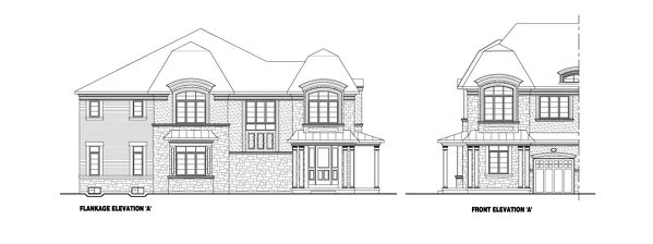 The Oxford (Corner) new home model plan at the Ivy Rouge by Rosehaven Homes in Oakville
