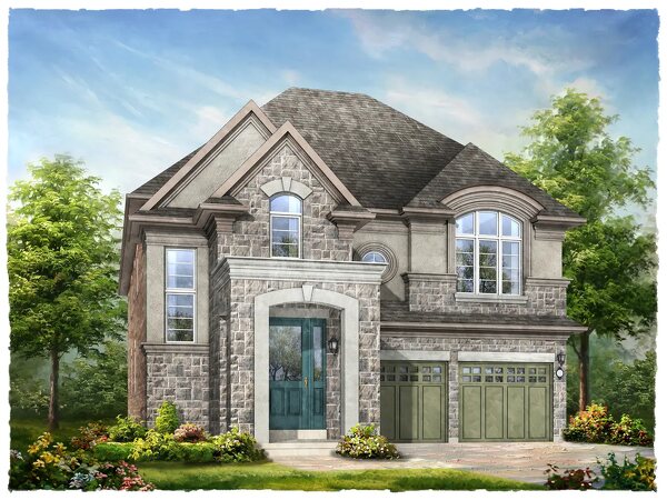 The Raymar new home model plan at the Ivy Rouge by Rosehaven Homes in Oakville