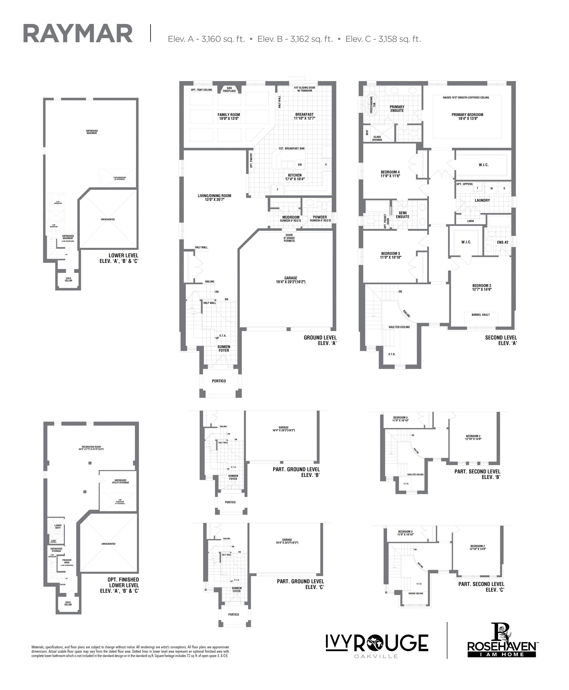 Image of Raymar level 1 at the Ivy Rouge development in Oakville