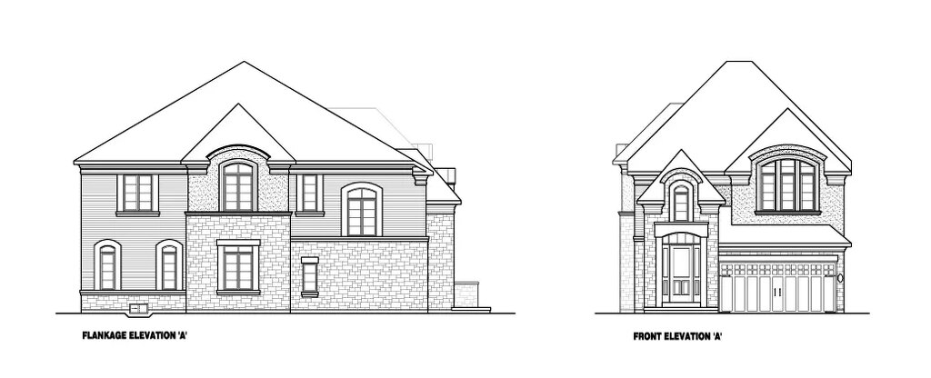 Riverbank (Corner) floor plan at Ivy Rouge by Rosehaven Homes in Oakville, Ontario