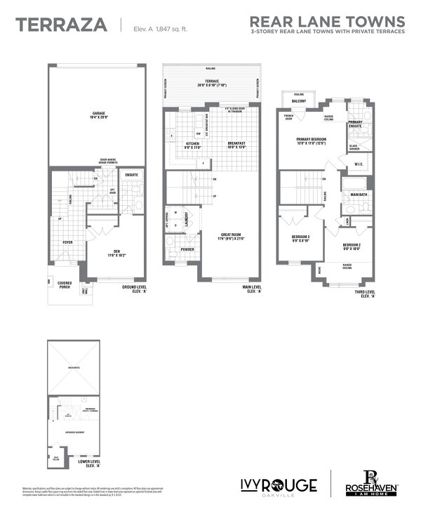 Terraza by Rosehaven Homes floor plan
