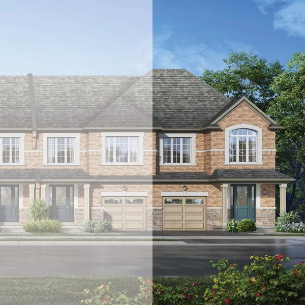 The Toulenne End new home model plan at the Ivy Rouge by Rosehaven Homes in Oakville