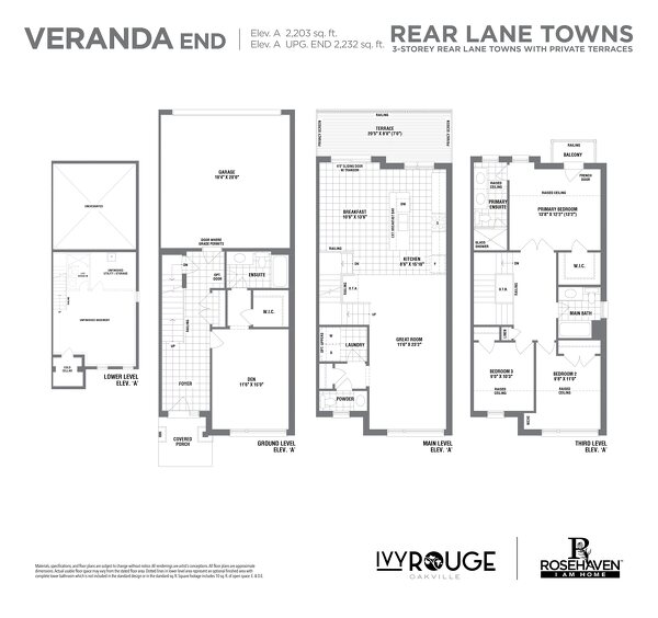 Veranda End by Rosehaven Homes floor plan