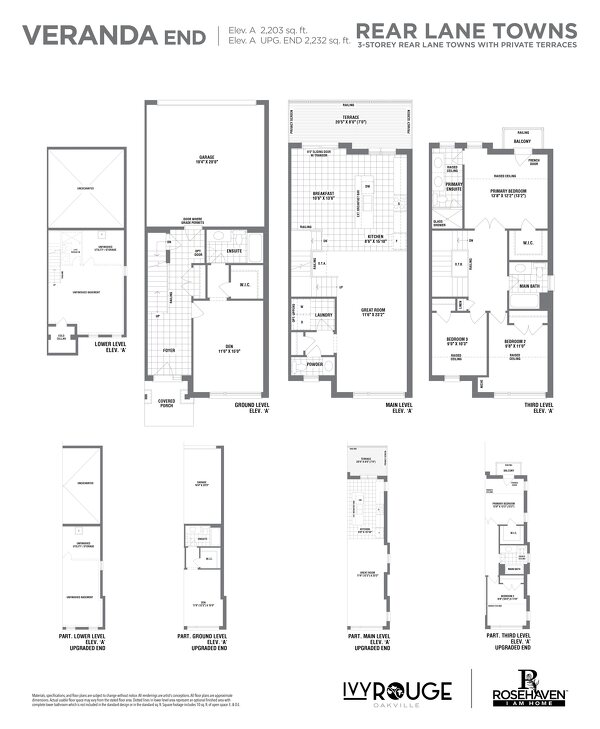 Veranda Upg. End by Rosehaven Homes floor plan