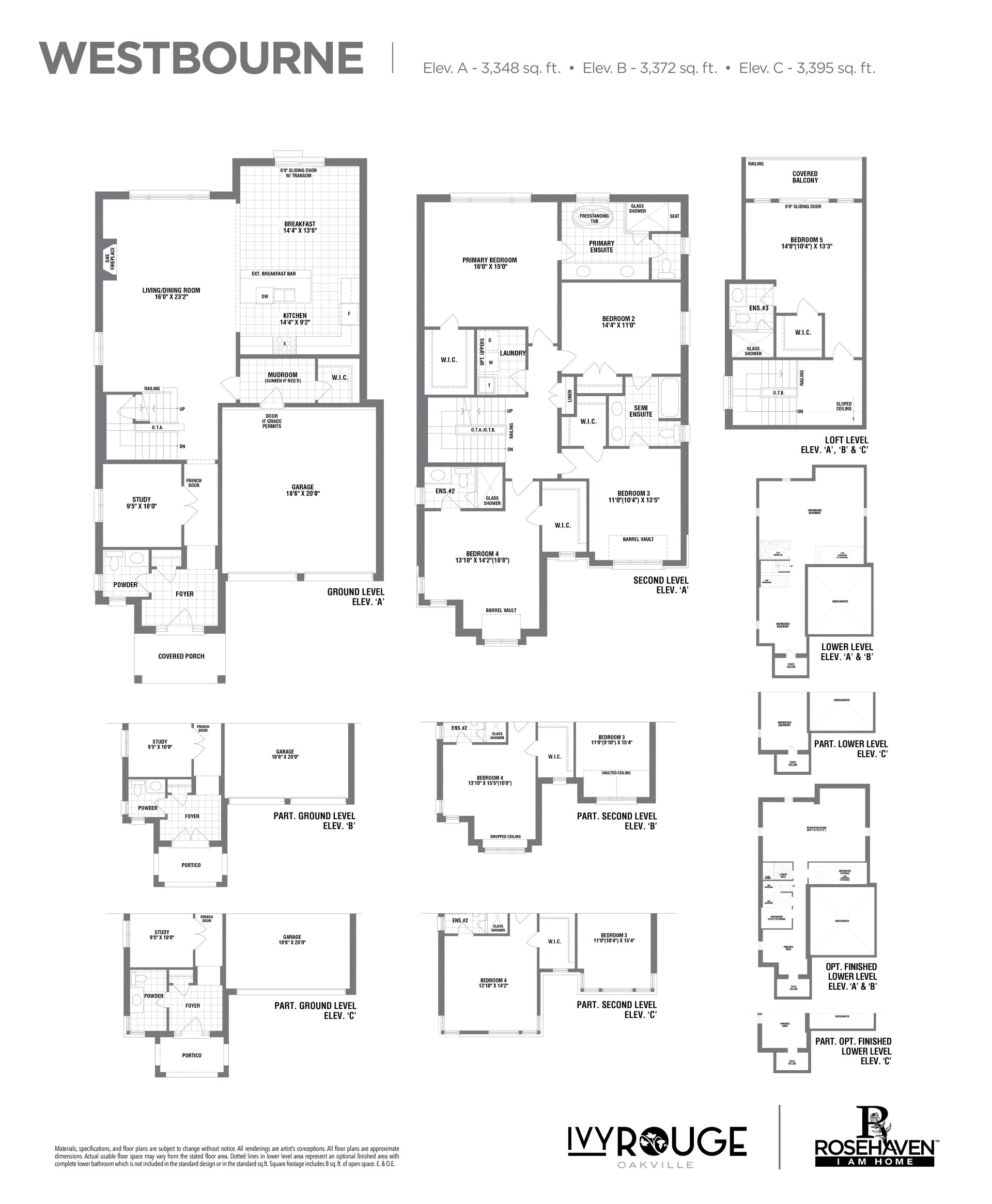 Image of Westbourne level 1 at the Ivy Rouge development in Oakville