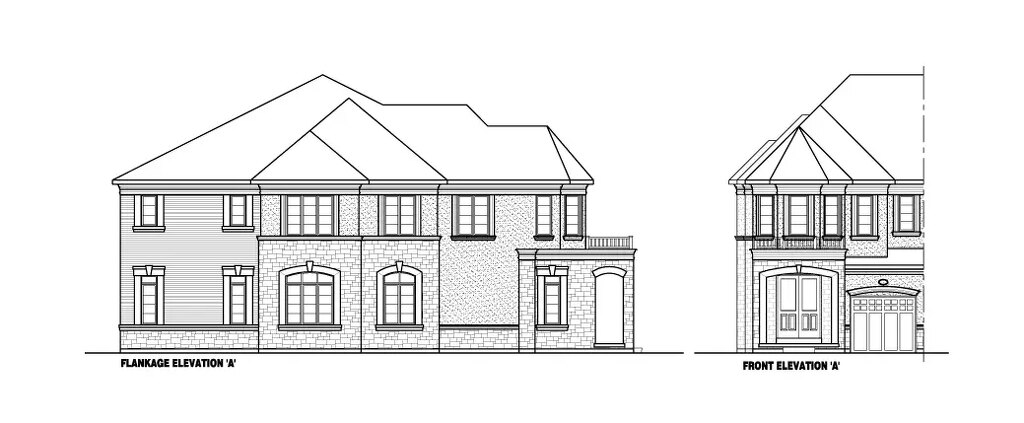 Woodhaven (Corner) floor plan at Ivy Rouge by Rosehaven Homes in Oakville, Ontario