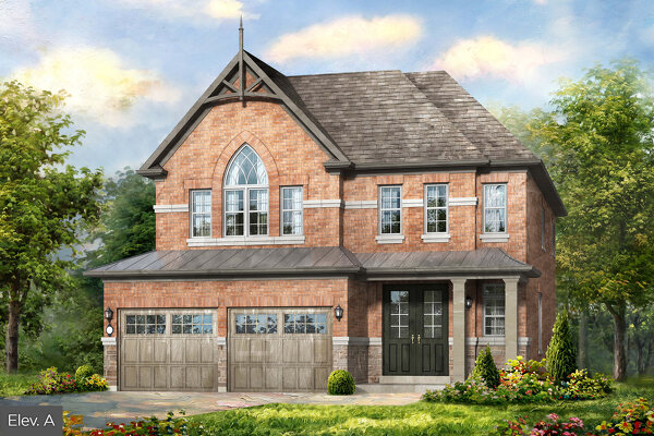 The Ellwood new home model plan at the Mayfield Collection by Rosehaven Homes in Caledon