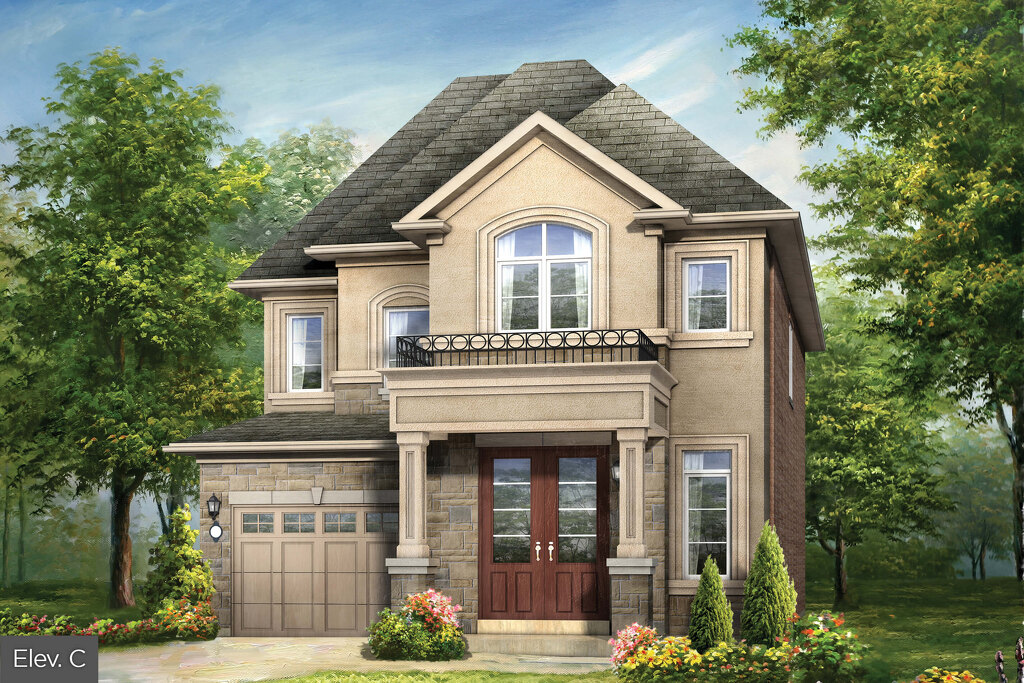Lot 140 - Dennison (Corner) floor plan at Mayfield Collection by Rosehaven Homes in Caledon, Ontario
