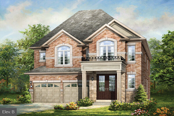 The Stationlands new home model plan at the Mayfield Collection by Rosehaven Homes in Caledon