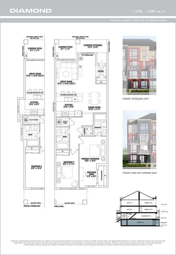 Diamond (Corner) by Rosehaven Homes floor plan