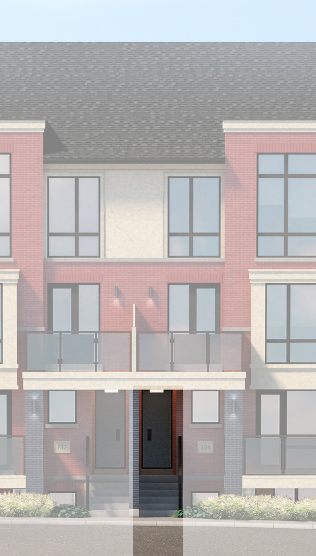 Emerald floor plan at Urban Towndominiums by Rosehaven Homes in Brampton, Ontario