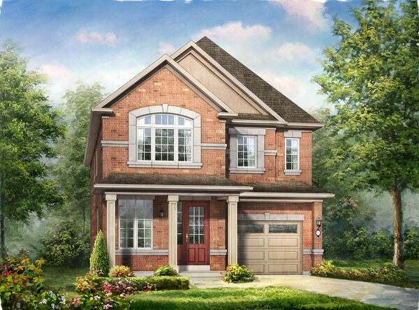 The Oak new home model plan at the Simcoe Woods by Rosehaven Homes in Innisfil
