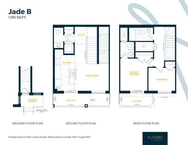 Jade by Fusion Homes floor plan