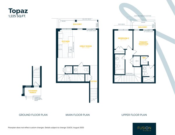 21 Lomond Lane - Topaz by Fusion Homes floor plan