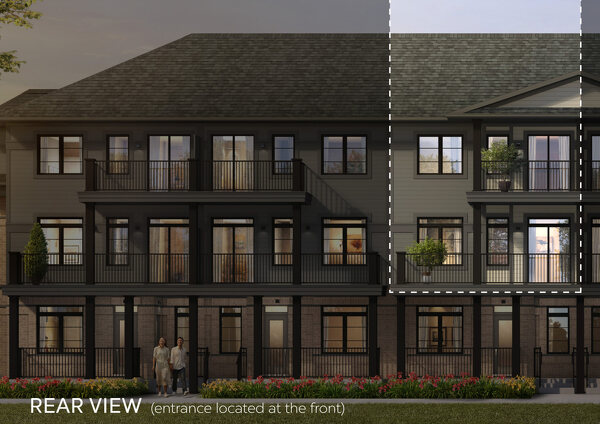 The 21 Lomond Lane - Topaz new home model plan at the Wallaceton Urban Towns by Fusion Homes in Kitchener