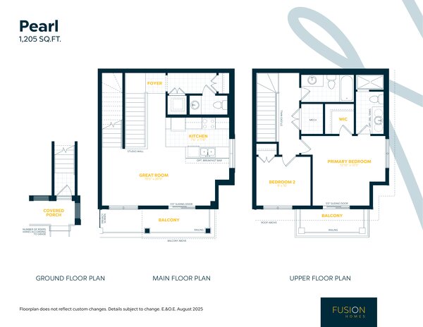 41 Lomond Lane - Pearl by Fusion Homes floor plan