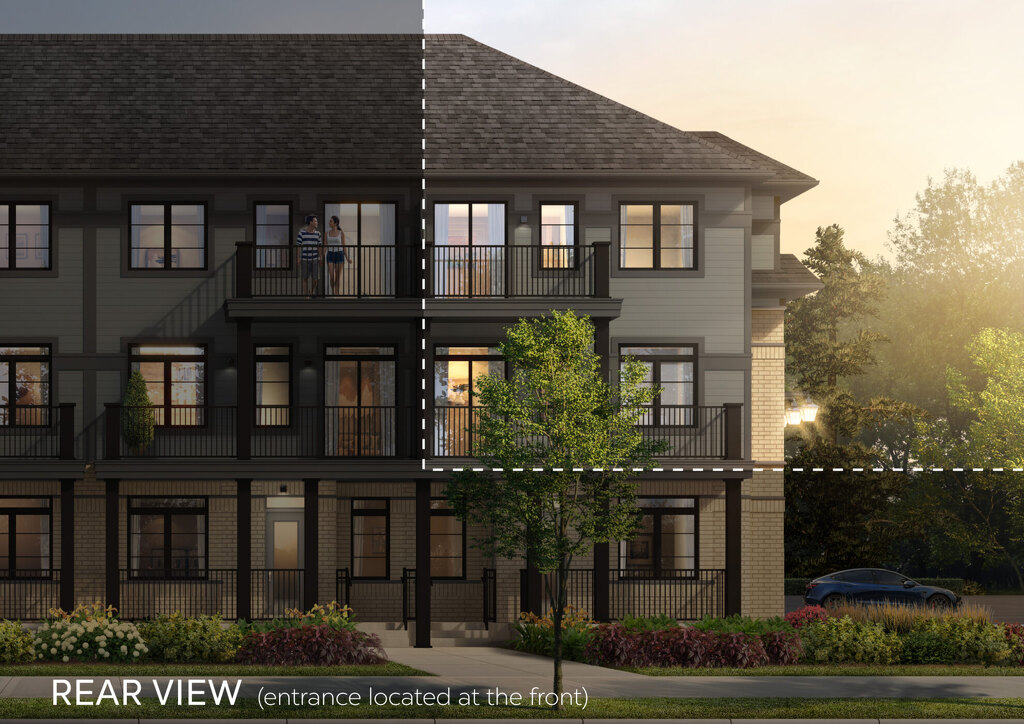 43 Lomond Lane - Emerald floor plan at Wallaceton Urban Towns by Fusion Homes in Kitchener, Ontario