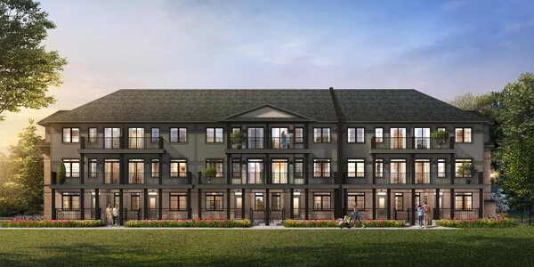 The 90 Lomond Lane - Emerald new home model plan at the Wallaceton Urban Towns by Fusion Homes in Kitchener