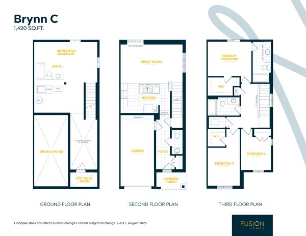 Brynn by Fusion Homes floor plan