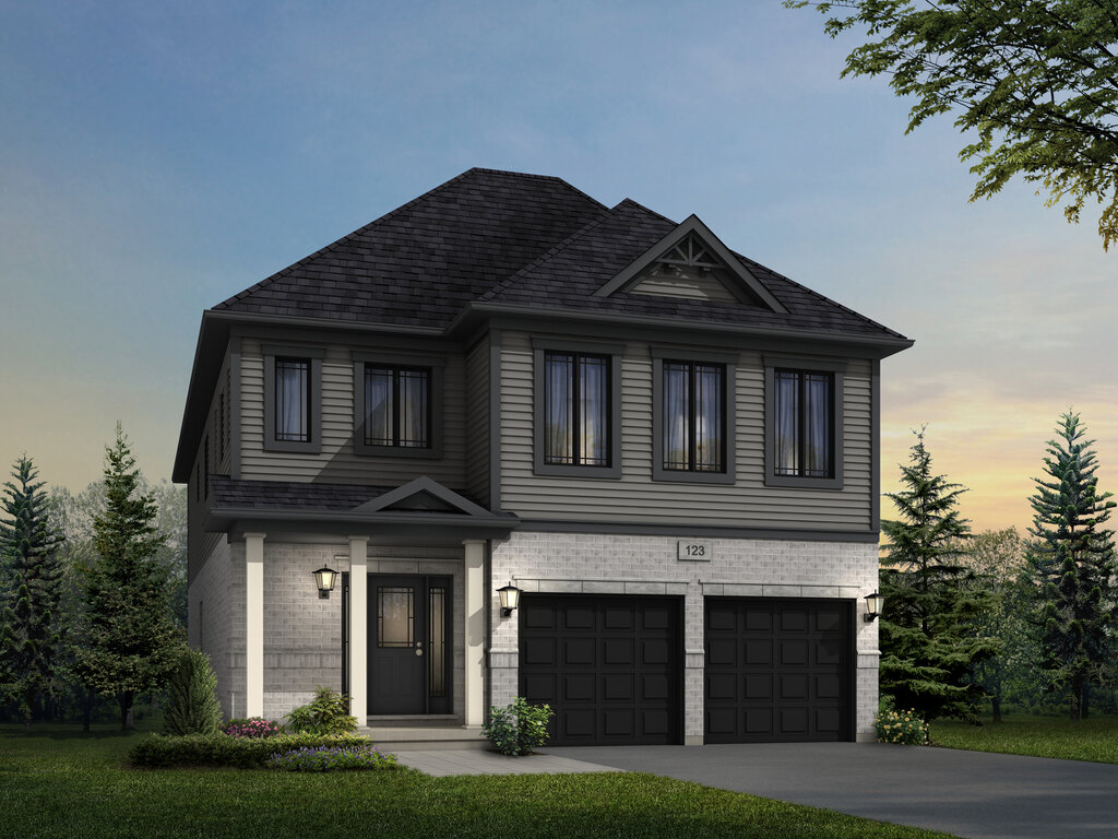 Dawn floor plan at Cadence by Fusion Homes in Cambridge, Ontario
