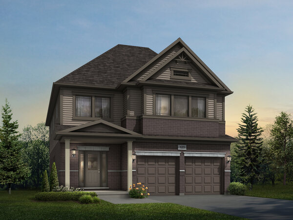 The Hail II new home model plan at the Cadence by Fusion Homes in Cambridge