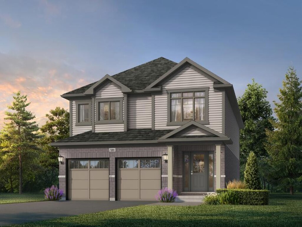 Devon IV floor plan at Mari at Williamsburg by Fusion Homes in Kitchener, Ontario