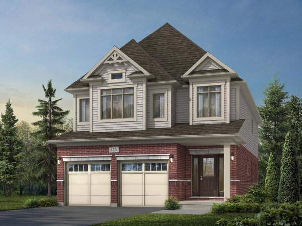 The Knight new home model plan at the Mari at Williamsburg by Fusion Homes in Kitchener