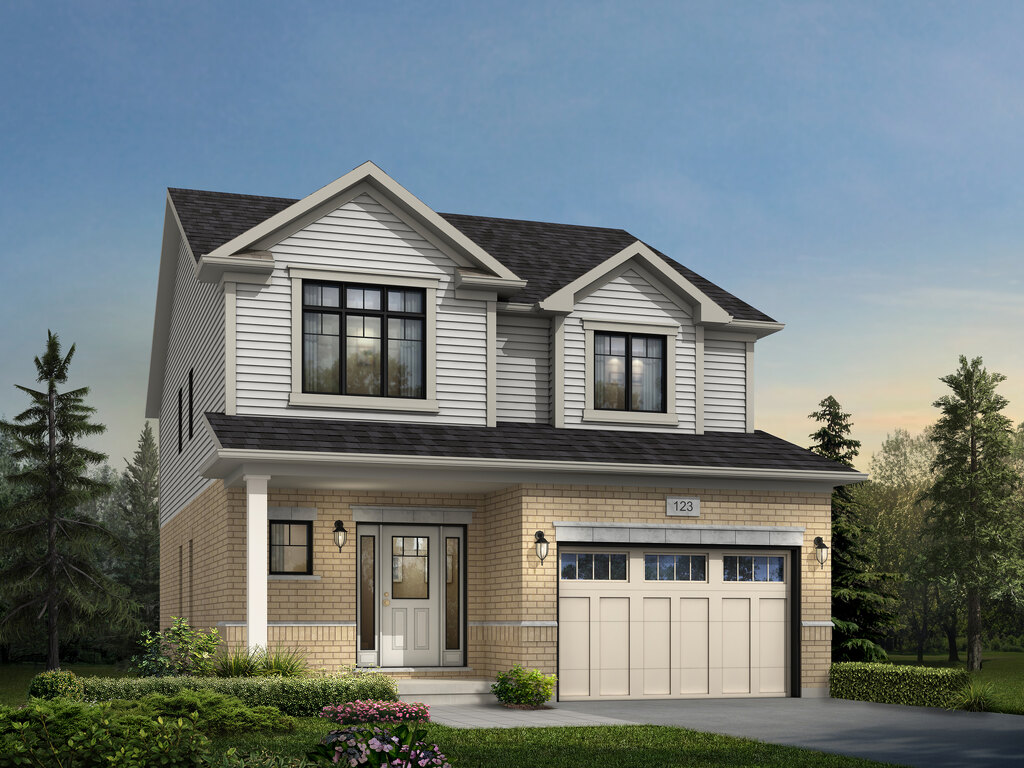 Manchester IV floor plan at Mari at Williamsburg by Fusion Homes in Kitchener, Ontario