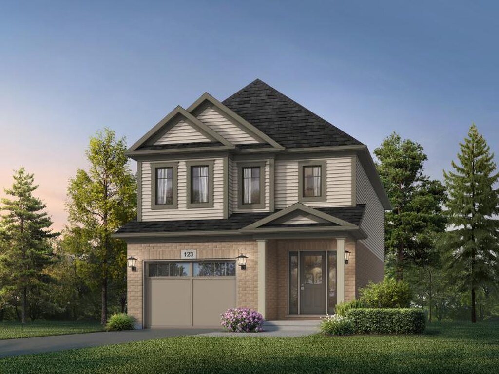 Mika floor plan at Mari at Williamsburg by Fusion Homes in Kitchener, Ontario