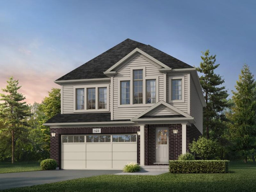 Naveen floor plan at Mari at Williamsburg by Fusion Homes in Kitchener, Ontario