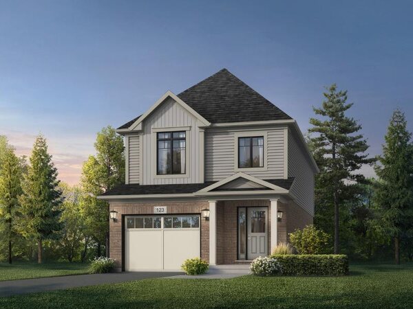 The Orla new home model plan at the Mari at Williamsburg by Fusion Homes in Kitchener