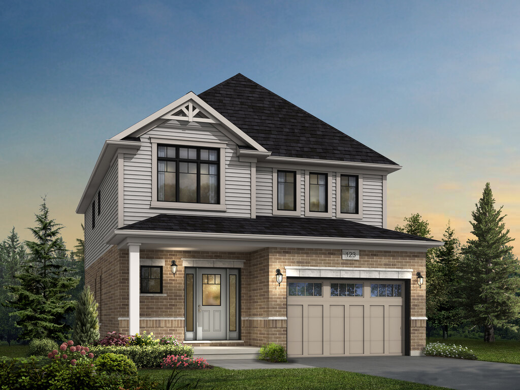 Oxford IV floor plan at Mari at Williamsburg by Fusion Homes in Kitchener, Ontario