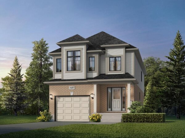 The Dane new home model plan at the Trussler West (FH) by Fusion Homes in Kitchener