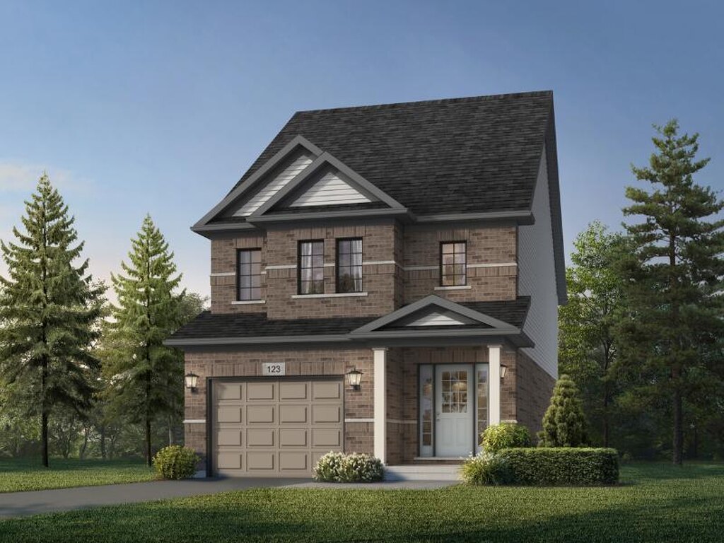 Kade floor plan at Trussler West (FH) by Fusion Homes in Kitchener, Ontario