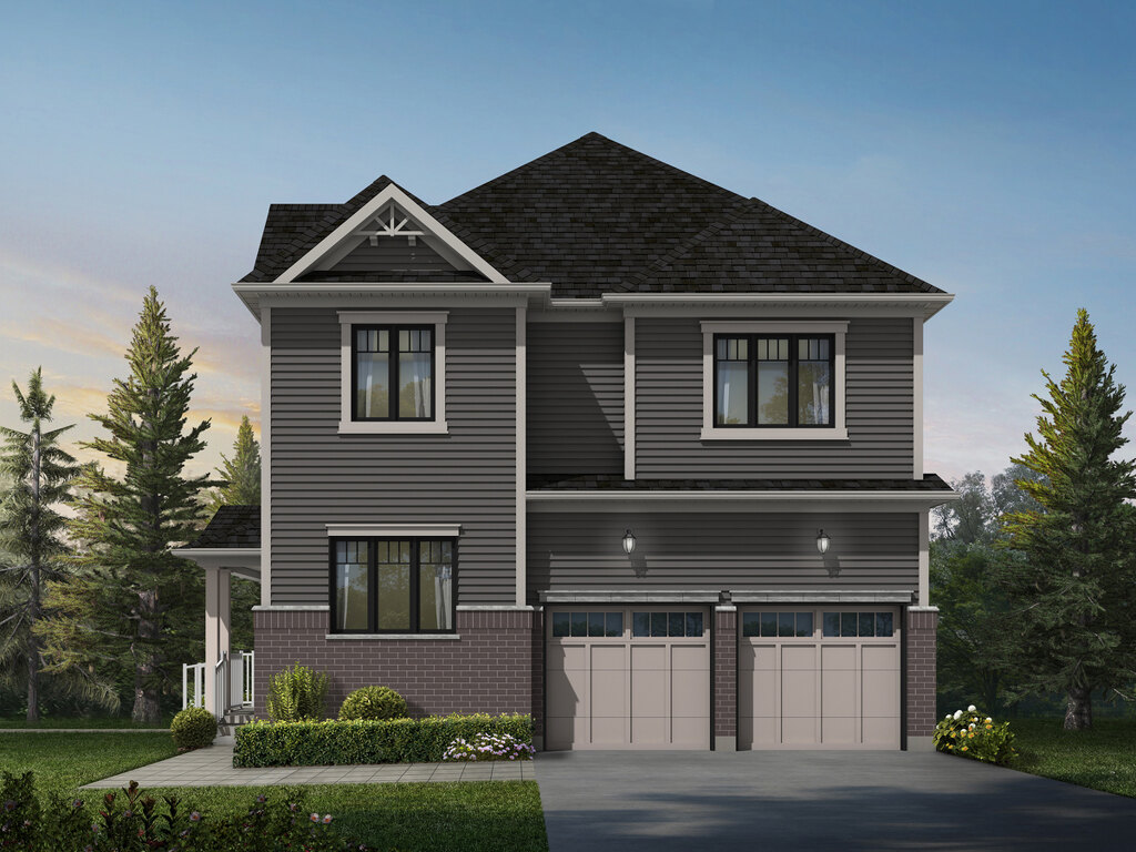 King floor plan at Trussler West (FH) by Fusion Homes in Kitchener, Ontario